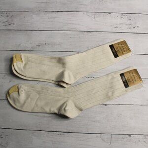 Sheffield Men's Vintage Crew Socks Casual Rib Prima Cotton Blend Lot Gold Toe